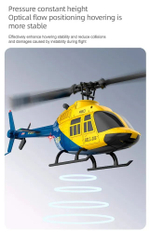 Радиоупраляемый вертолет RC ERA A60 4CH 1/42 BELL-206 Позиционирование оптического потока 120-метровым 6-осевым гироскопом