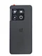 Задняя крышка для OnePlus 10 Pro черная (Volcanic Black) со стеклом камеры