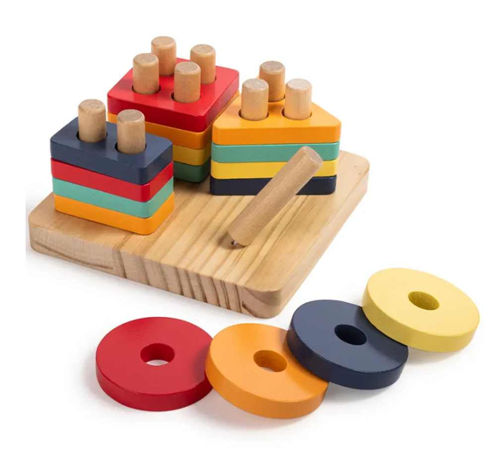 Детская головоломка "Играем вместе" Танграм и Сортер