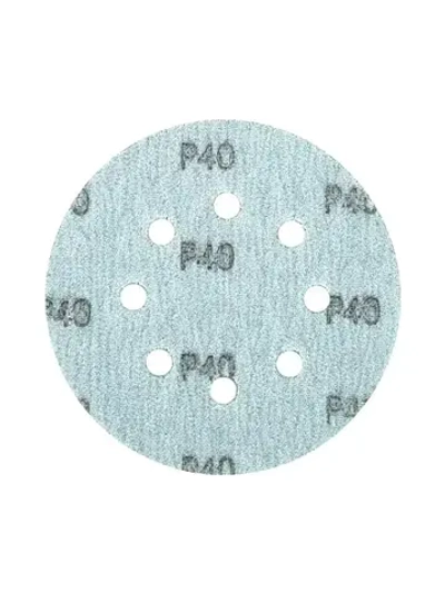 125мм P40 10шт. Шлифовальный абразивный круг для шлифовки под липучку Minamo Light Matter 125мм FB