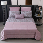 КПБ на резинке Сатин Velouria Luxe с Одеялом VLR012, Евро, 4 наволочки, простынь 160*200*25