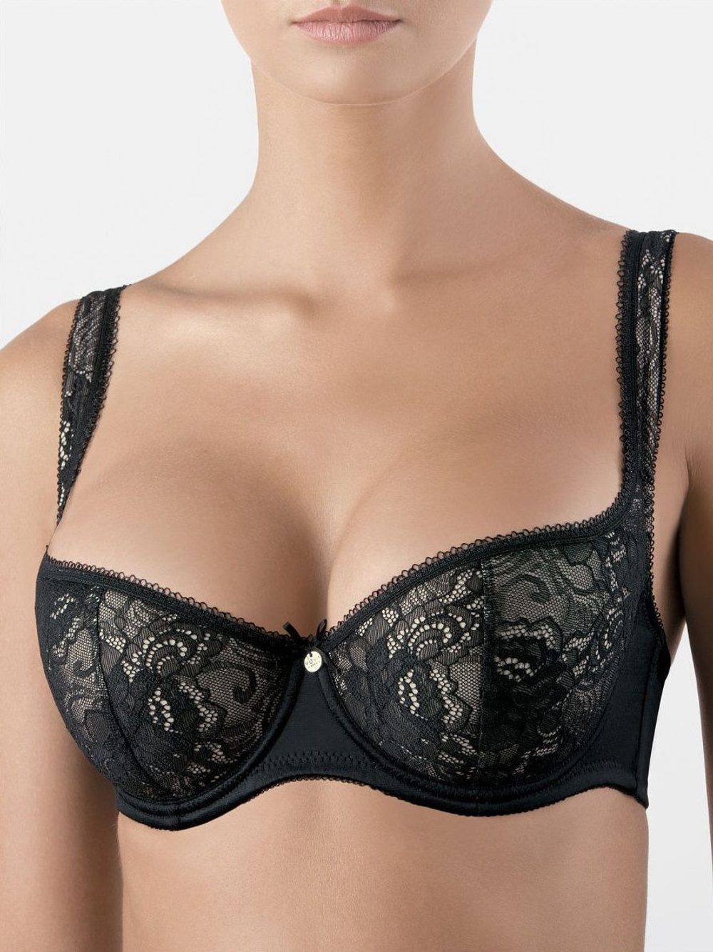 Бюстгальтер-балконет Aphelia (Размер: 90F) (Цвет: черный)