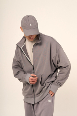 Толстовка KUL'TURA "ZIPPER" Ртуть