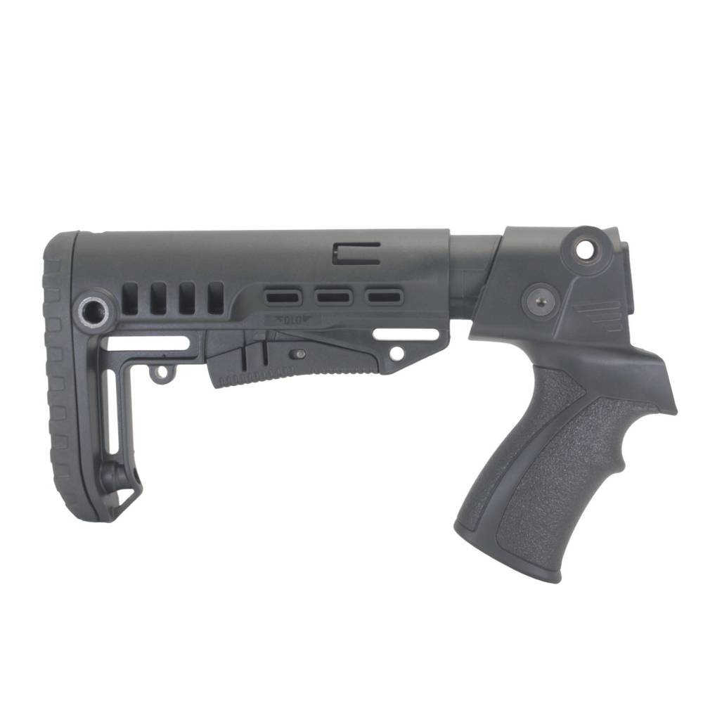 Телескопический приклад DLG Tactical на Бекас к.12, к.16, черный (арт.DLG9107)