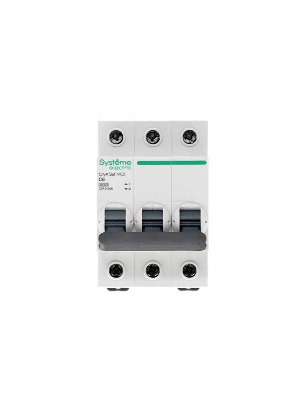 Выключатель автоматический модульный 3п C 6А 4.5кА City9 Set 400В SE C9F34306