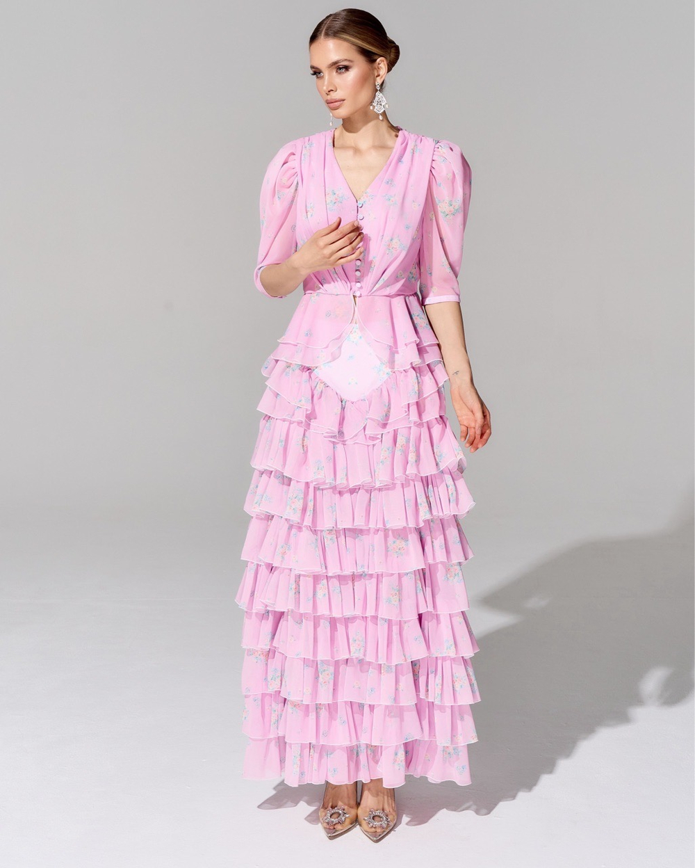 Блуза из премиального шифона