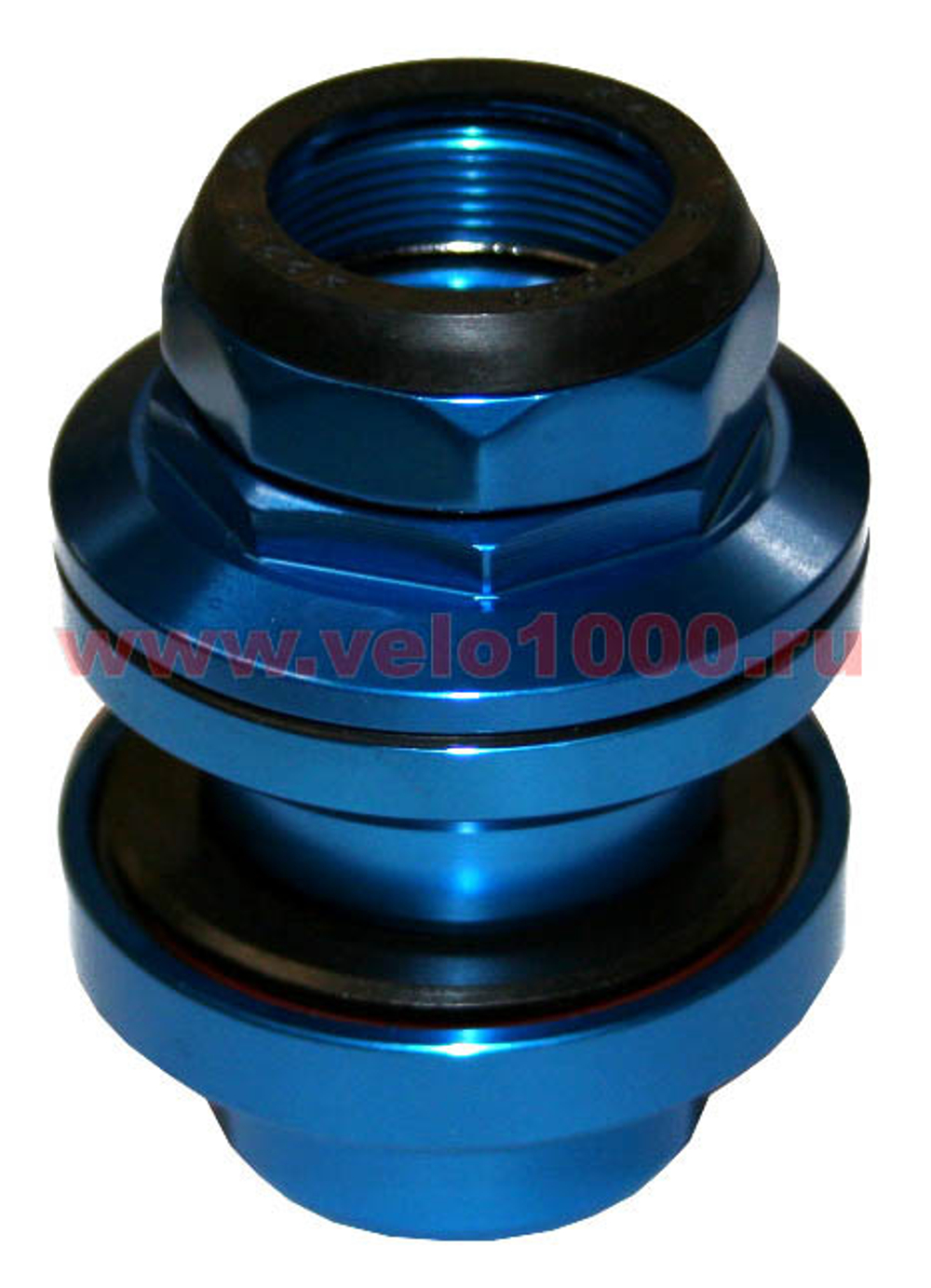 Рулевая колонка, 1", резьбовая, для FIX, Road алюм, промподш, синяя.H671 BU