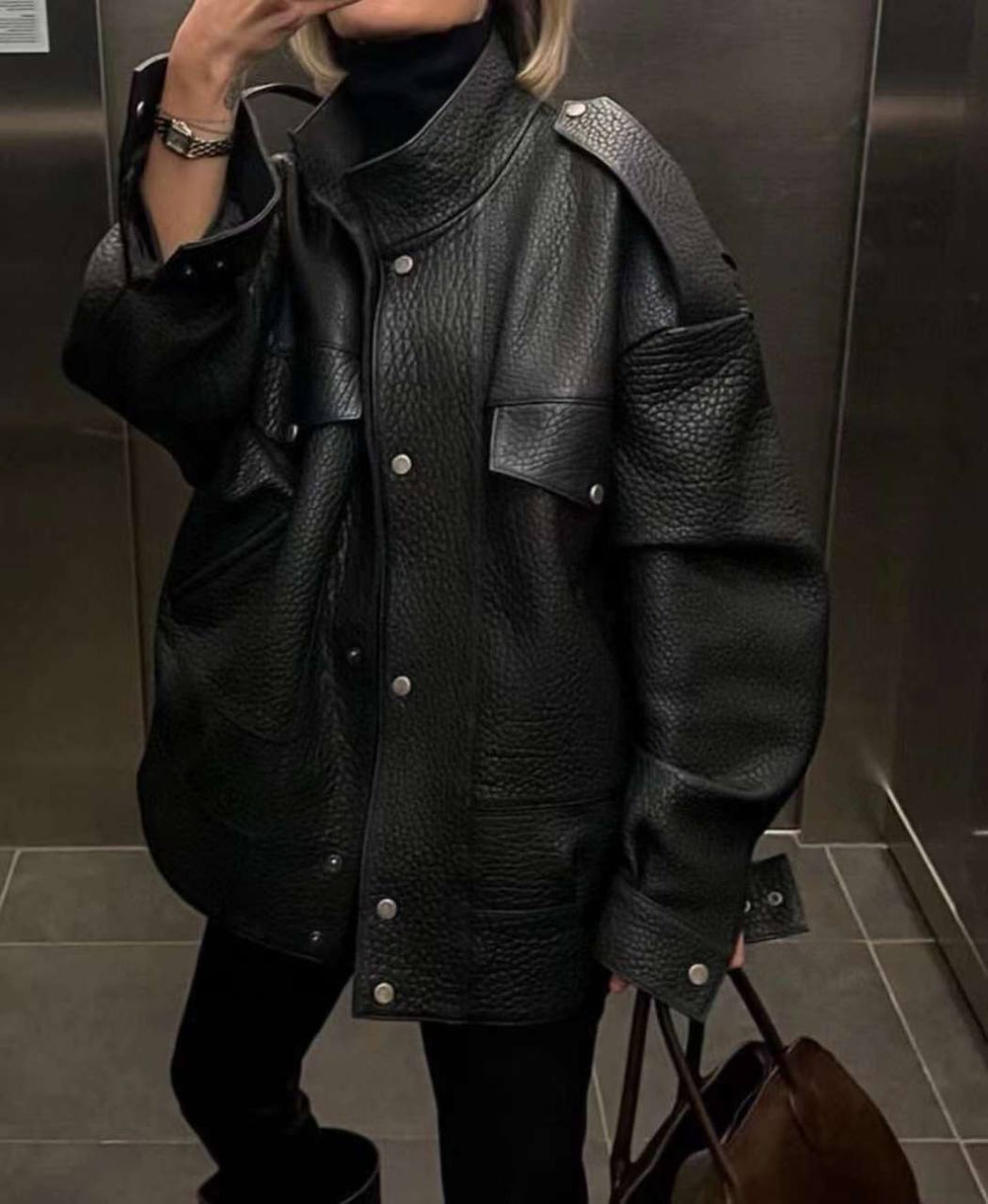 Кожаная куртка Jil Sander