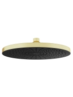 Верхний душ Aqueduto CHUVA 255х255, шлифованное золото