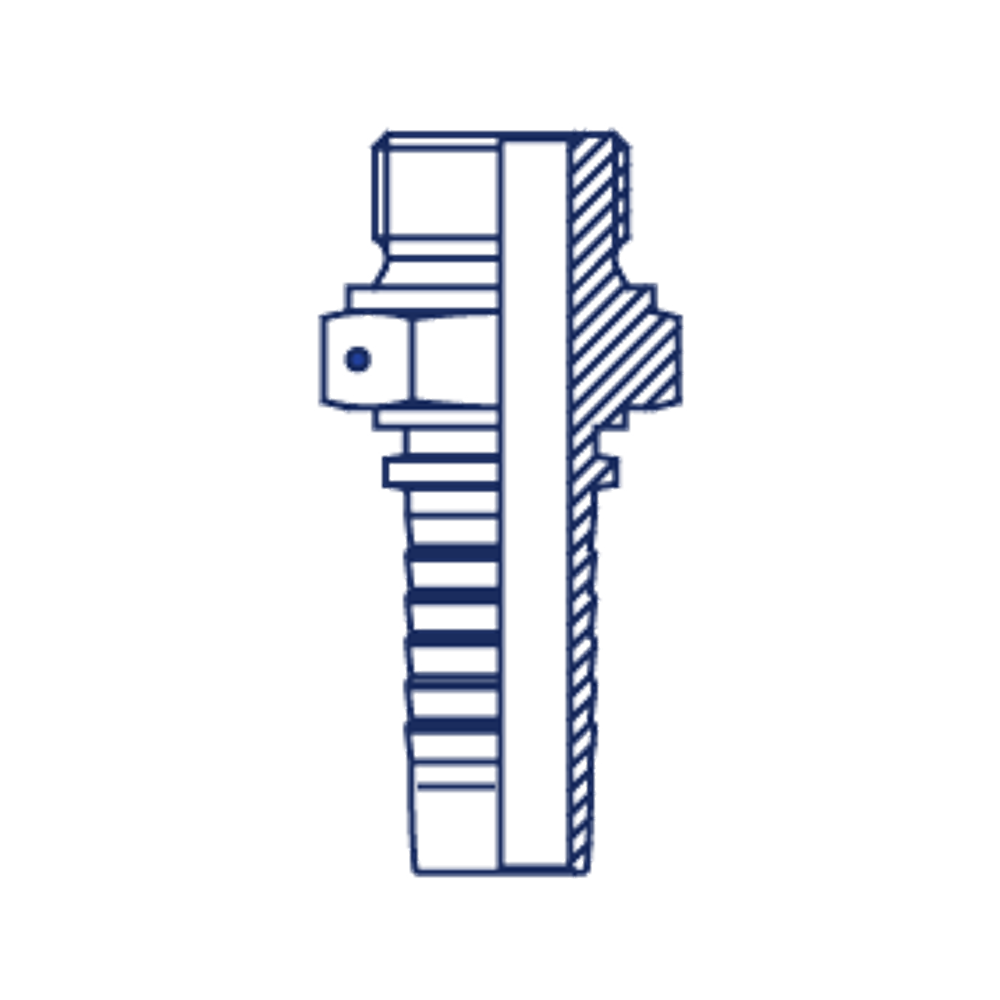 Фитинг DN 20 BSP (Ш) 3/4 Interlock