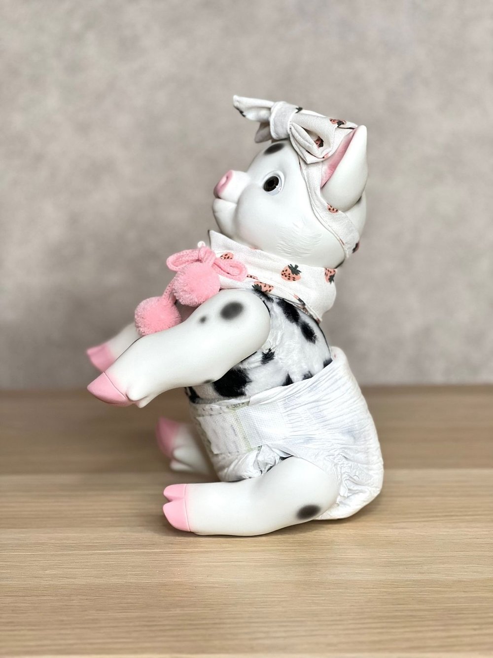 Игрушка мягконабивная 35см AniReal Хрюшка (60140)