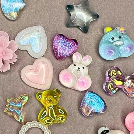 1865 Микс объёмных фигурок 20 шт, рандомный набор, пластик