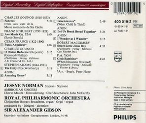Jessye Norman, The Ambrosian Singers, Royal Philharmonic Orchestra, Alexander Gibson / Sacred Songs (CD)