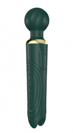 Вибратор‑wand Secwell SW3013 – двусторонний, 10 режимов, 22 см