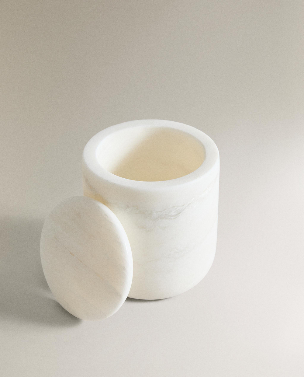 Zara Home коробка для хранения, мрамор, молочный