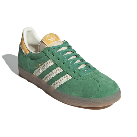 adidas originals Gazelle Кроссовки для скейтбординга Низкие Зеленый Желтый Унисекс