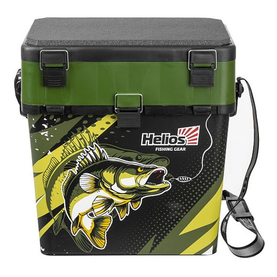 Ящик рыболовный зимний ZANDER хаки (HS-IML-19-H) Helios