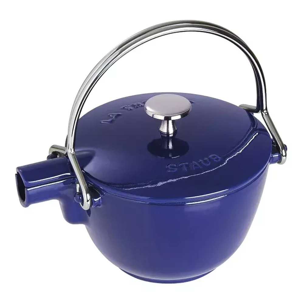 STAUB - Чайник чугунный 1,15л синий (2 сорт) / артикул   40510-618-5  / GTIN 3272340007231