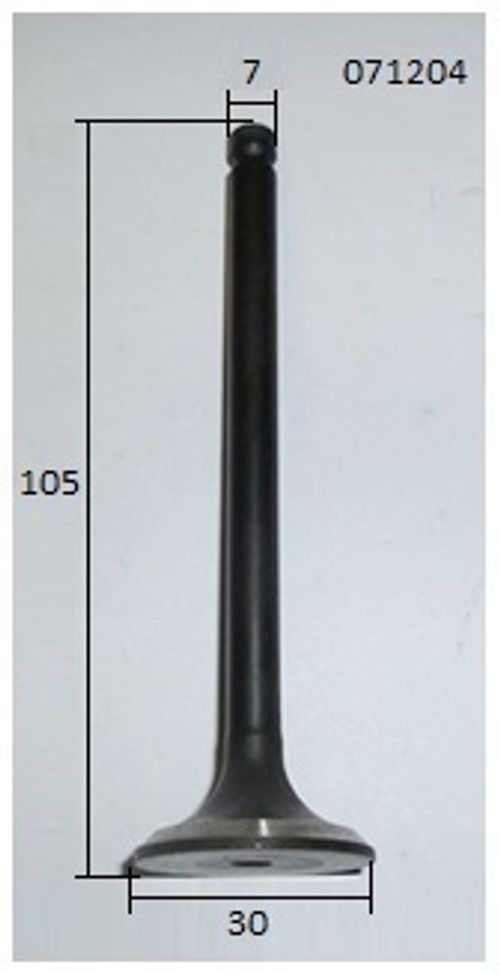 Клапан выпускной KM376AG/Exhaust valve