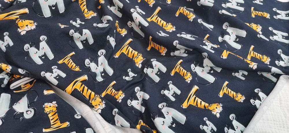 Футер (принт). Зверобуквы, ВО