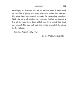 An Egyptian Reading Book for Beginners: Being a Series of Historical, Funereal, Moral, Religious and Mythological Texts Printed in Hieroglyphic . a Transliteration and a Complete Vocabulary | E. A. Wallis Budge