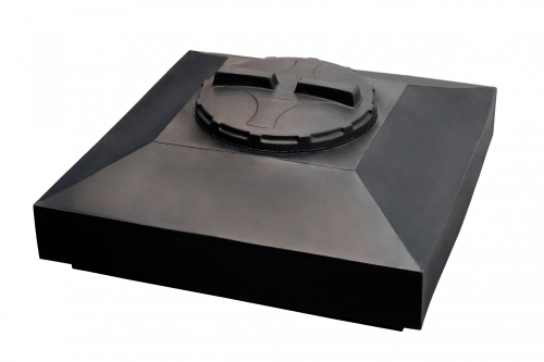 Ёмкость для душа  210л Политим 210 л. прямоугольный (950x950x400см;черный) - арт.560737