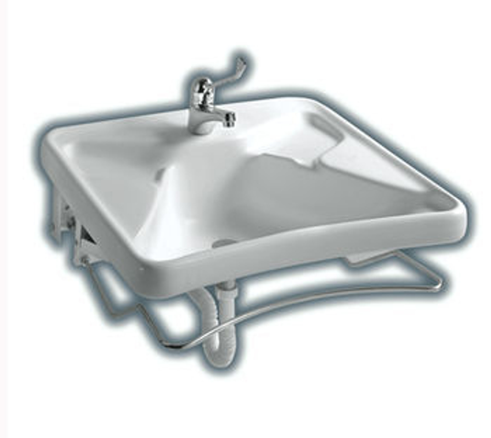 Раковина для инвалидов 68x60см. Hatria