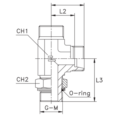 Штуцер FRLG DL35 BSP 1.1/4" (корпус) CAST