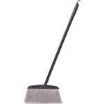 Совок для мусора + щетка, рукоятки 80 см, серый, LAIMA PROFESSIONAL, 606663