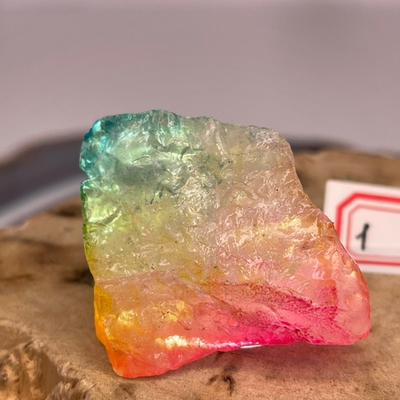 35780 Горный хрусталь необработанный тон. 34-37мм