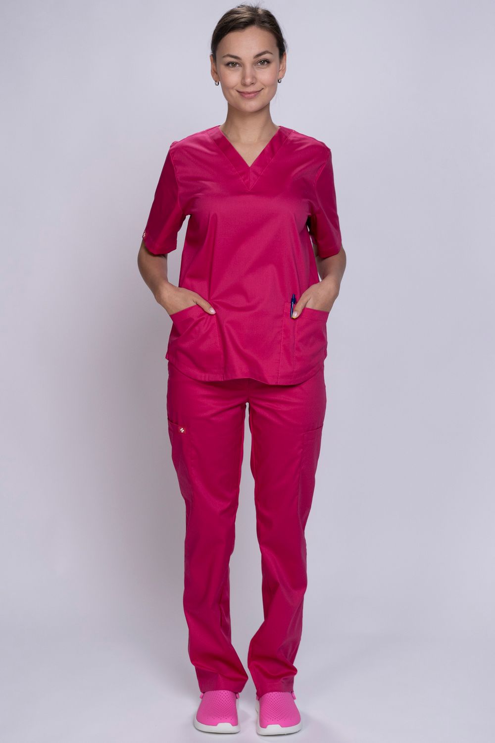 Топ женский MedicLine (Magenta)