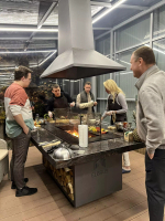Дровяной гриль-стол Elbrus Grill Монблан PRO 2160 (столешница 2800x1400 мм)