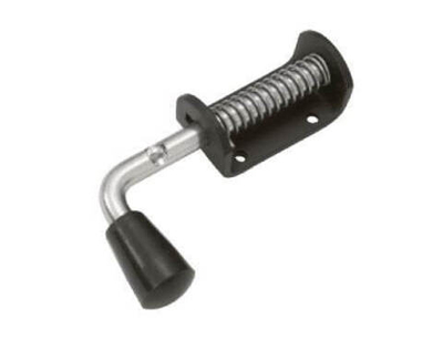 Засов с пружиной 140 мм черный (Тонар-Домарт) мод. 1