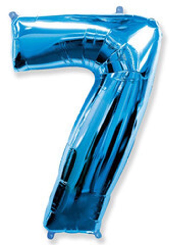 Ф ЦИФРА 7  40&quot; Blue Синий