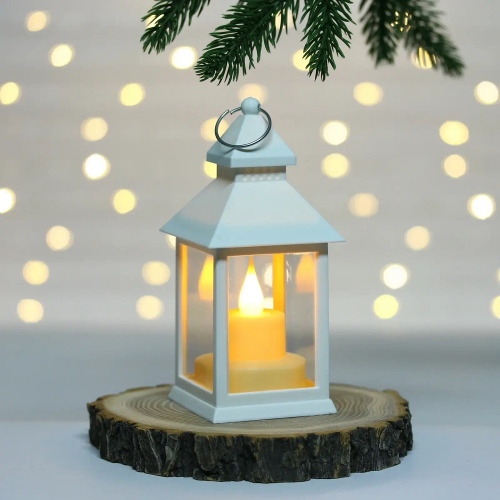 Сувенир с подсветкой «Таинственный фонарь» 5,7*14 см, Белый (работает от батареек LR44*3)