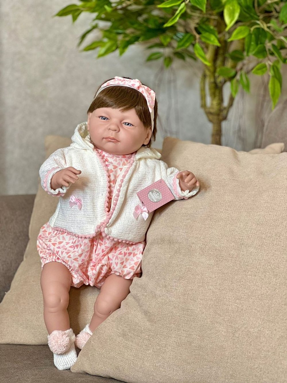 Кукла Berbesa мягконабивная 52см Valeria (5401K)