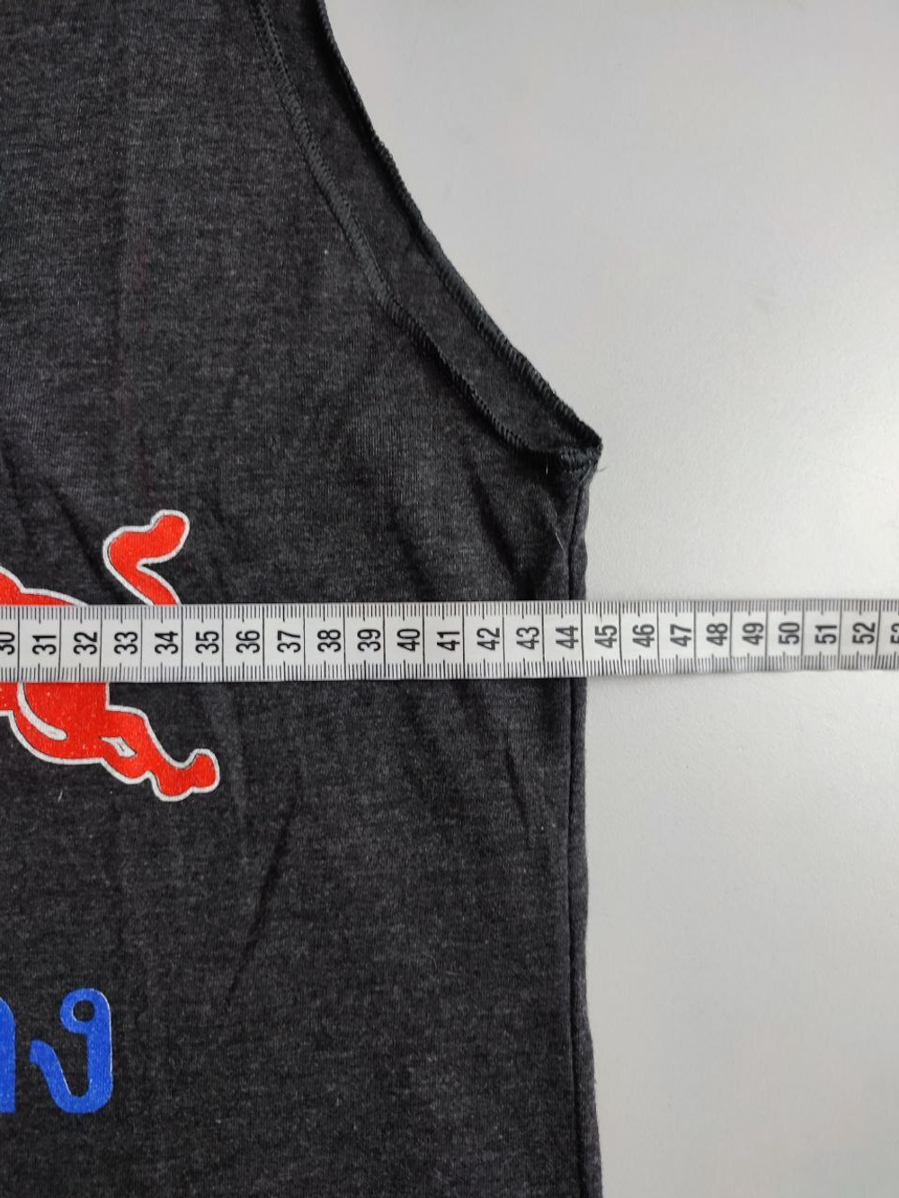 Топ из хлопка летний с принтом 46 размер