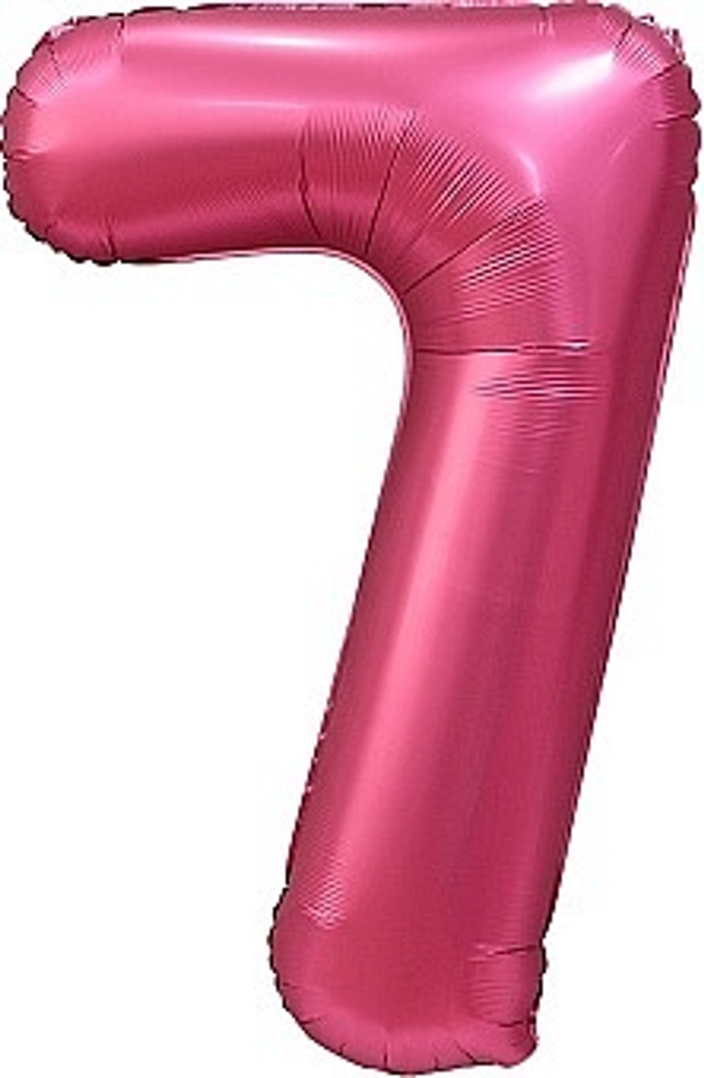 К Цифра 7 Бордовый Сатин 34''/86 см.