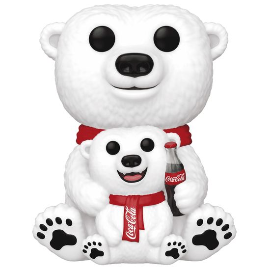 Фигурка Funko POP! Ad Icons Coca-Cola Polar Bear with Cub (241) 81063 / Фигурка Фанко ПОП! в виде рекламного символа Coca-Cola