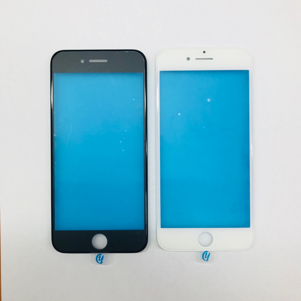 Стекло фронтальное с OCA, на IPhone 8/ 8 Plus в сборе с рамкой