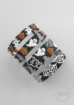 Схема PEYOTE, Схема браслета мозаичное плетение, узор из Miyuki Delica 11/0, файл PDF, №437