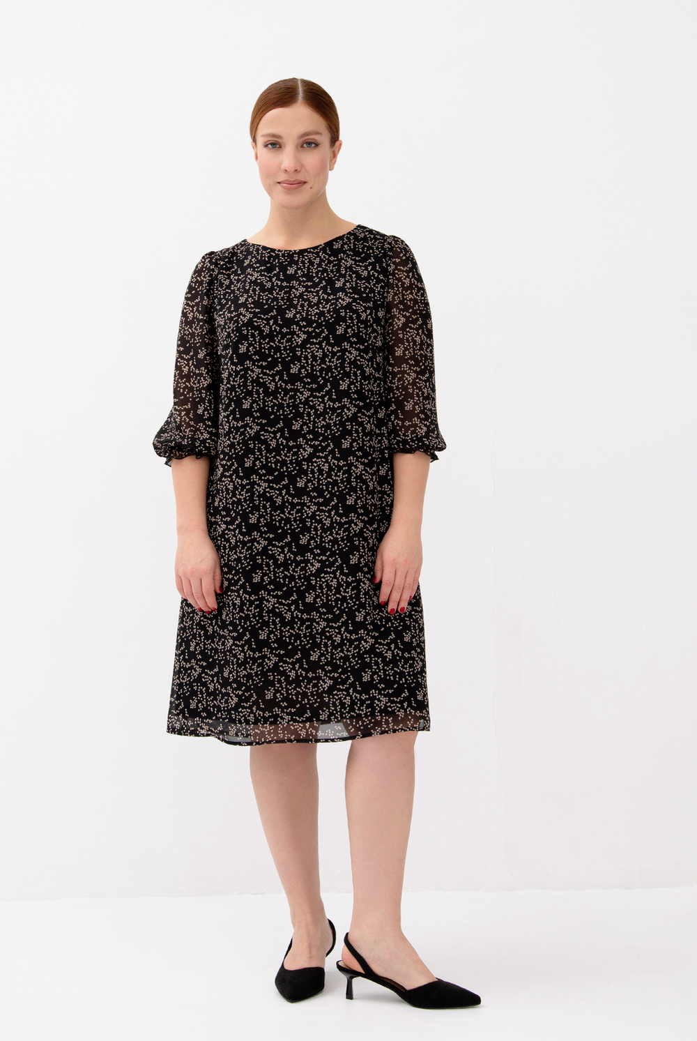 Платье женское 3831ВПБ, Точка #284Точ053831ВПБ