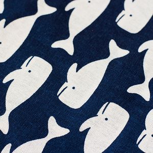 Сумка текстильная Linen Whales