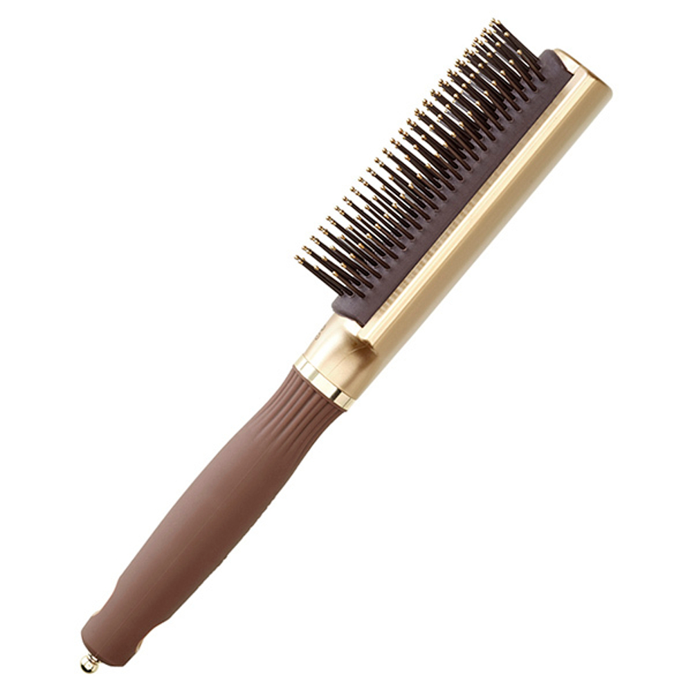 Щетка EXPERT STYLE CONTROL Nylon Bristles Gold&Brown 9 рядов