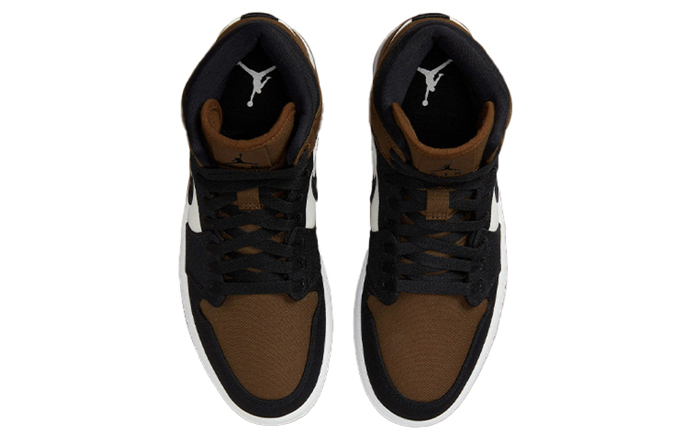 Кроссовки Jordan Air Jordan 1 Mid Se "Olive Toe" (Женская размерная сетка)