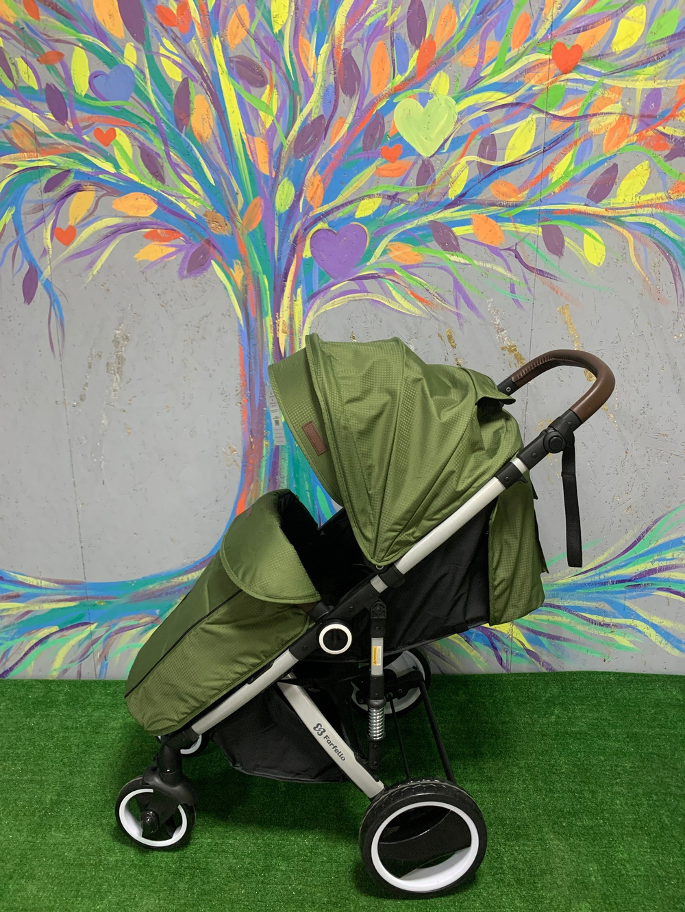 Коляска детская прогулочная Bino Angel Plus (Khaki/ хаки) Артикул: BP-7