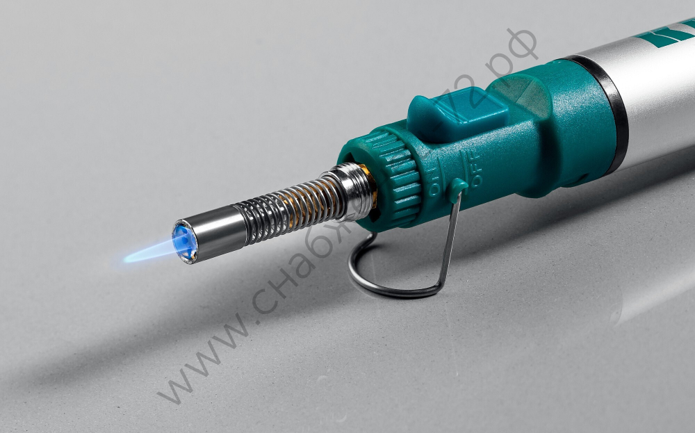 KRAFTOOL SolderGas 70B 30-70Вт 1300°С горелка, фен, набор 8-в-1, Газовый паяльник (55504-H8)