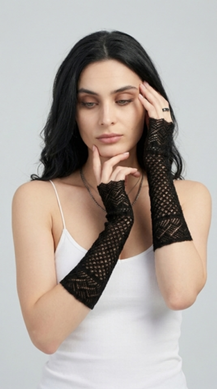 Митенки М203-07 черные