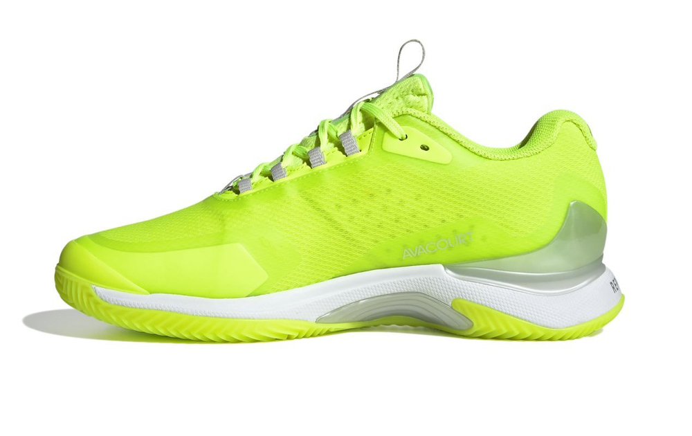 Женские Кроссовки теннисные Adidas Avacourt 2 Clay - светлый лимон/нулевой металлик/белый облако