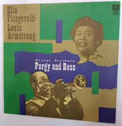 Винтажная виниловая пластинка George Gershwin Ella Fitzgerald Louis Armstrong Porgy And Bess (СССР 1991)